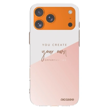 Picasee husă transparentă din silicon pentru Apple iPhone 17 Pro Max - You create your own opportunities