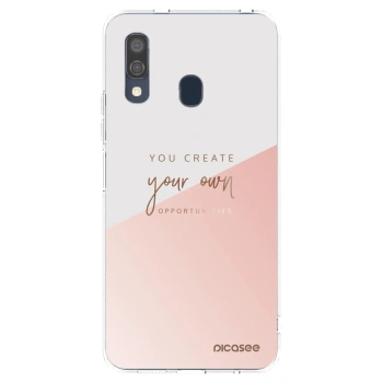 Picasee husă transparentă din silicon pentru Samsung Galaxy A40 A405F - You create your own opportunities
