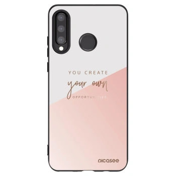 Picasee husă neagră din silicon pentru Huawei P30 Lite - You create your own opportunities