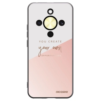 Picasee husă neagră din silicon pentru Honor Magic8 Lite 5G - You create your own opportunities