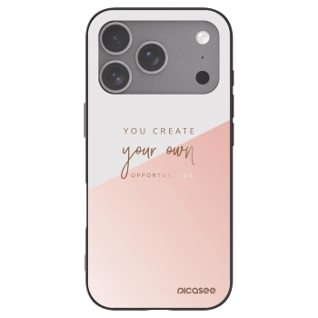 Picasee husă neagră din silicon pentru Apple iPhone 18 Pro - You create your own opportunities