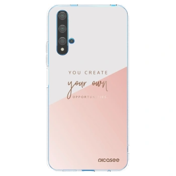 Picasee husă transparentă din silicon pentru Huawei Nova 5T - You create your own opportunities
