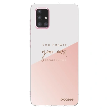 Picasee husă transparentă din silicon pentru Samsung Galaxy A71 A715F - You create your own opportunities