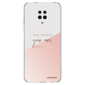 Picasee husă transparentă din silicon pentru Xiaomi Redmi Note 9 Pro - You create your own opportunities