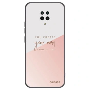 Picasee husă neagră din silicon pentru Xiaomi Redmi Note 9 Pro - You create your own opportunities