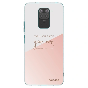 Picasee husă neagră din silicon pentru Xiaomi Redmi Note 9 - You create your own opportunities