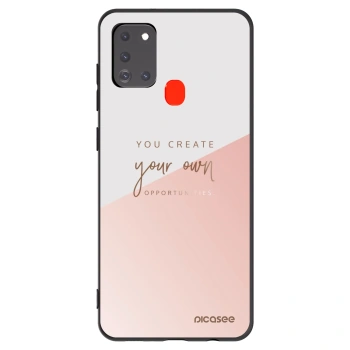 Picasee husă neagră din silicon pentru Samsung Galaxy A21s - You create your own opportunities