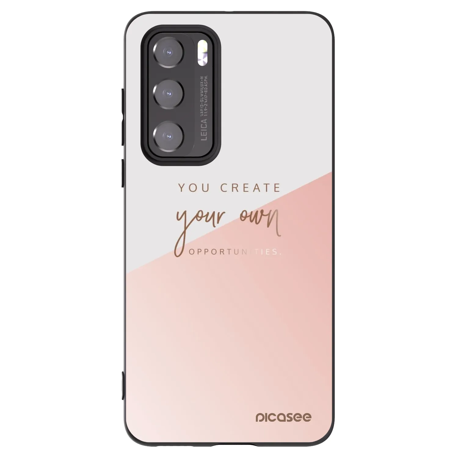 Picasee husă neagră din silicon pentru Huawei P40 - You create your own opportunities