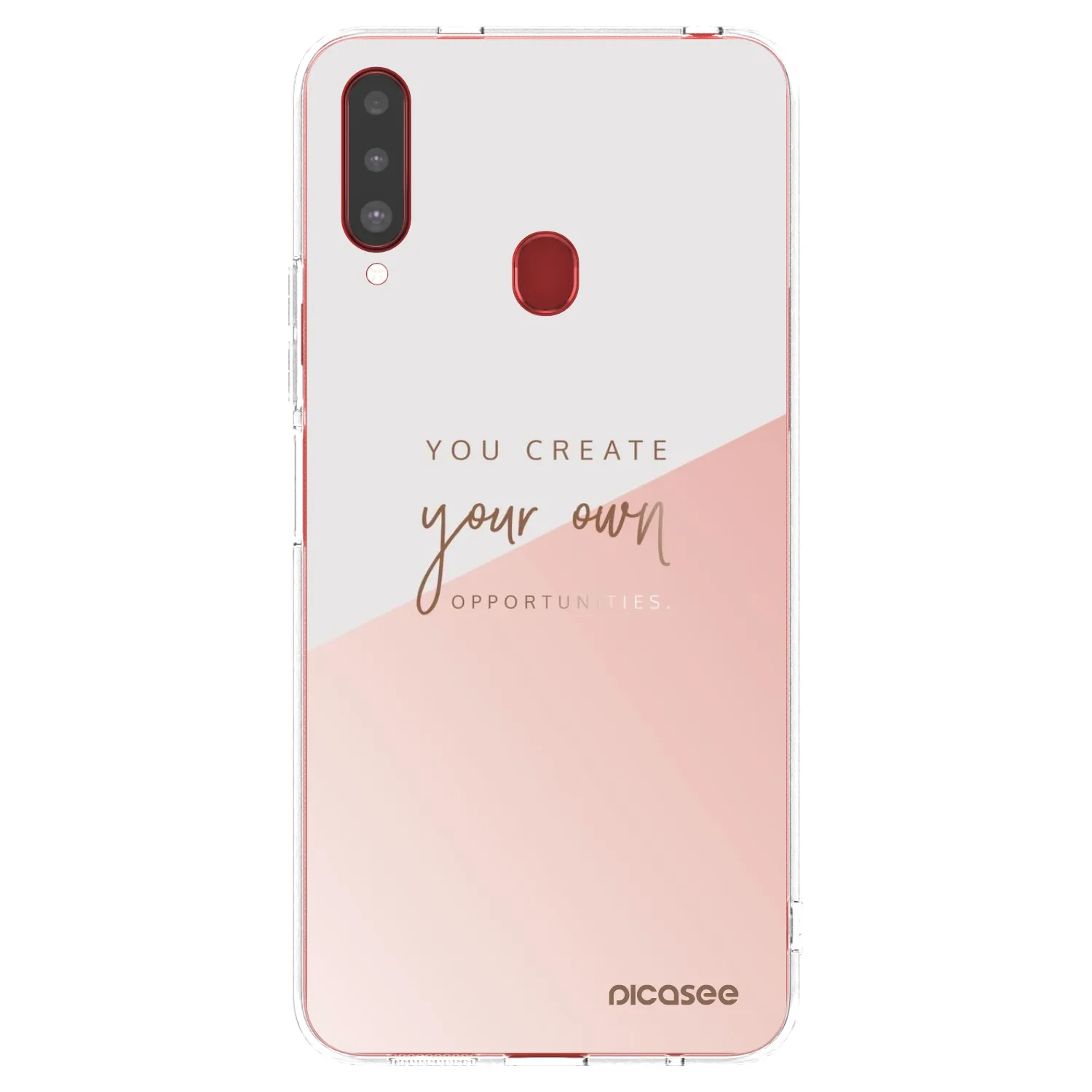 Picasee husă transparentă din silicon pentru Samsung Galaxy A20s - You create your own opportunities