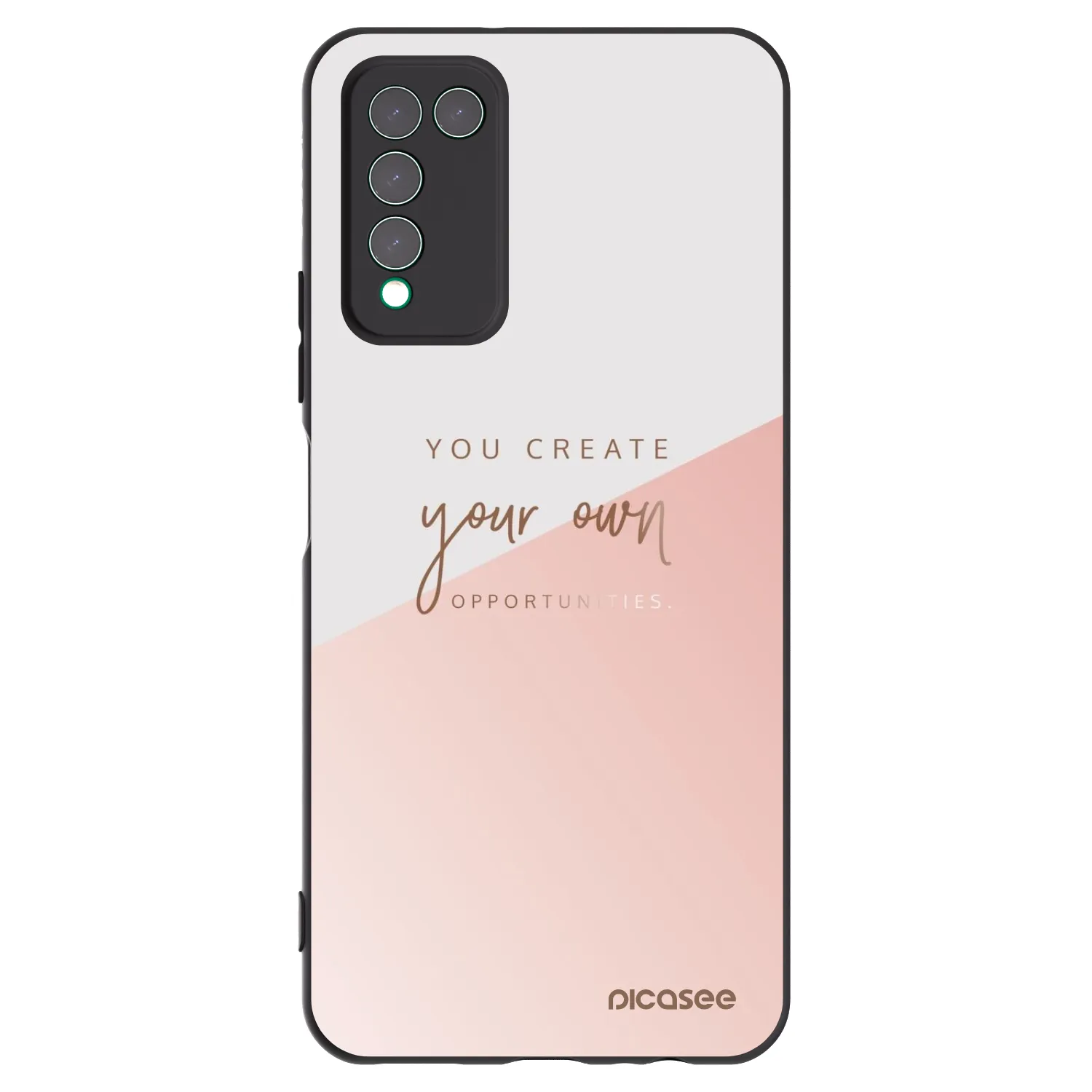 Picasee husă neagră din silicon pentru Honor 10X Lite - You create your own opportunities