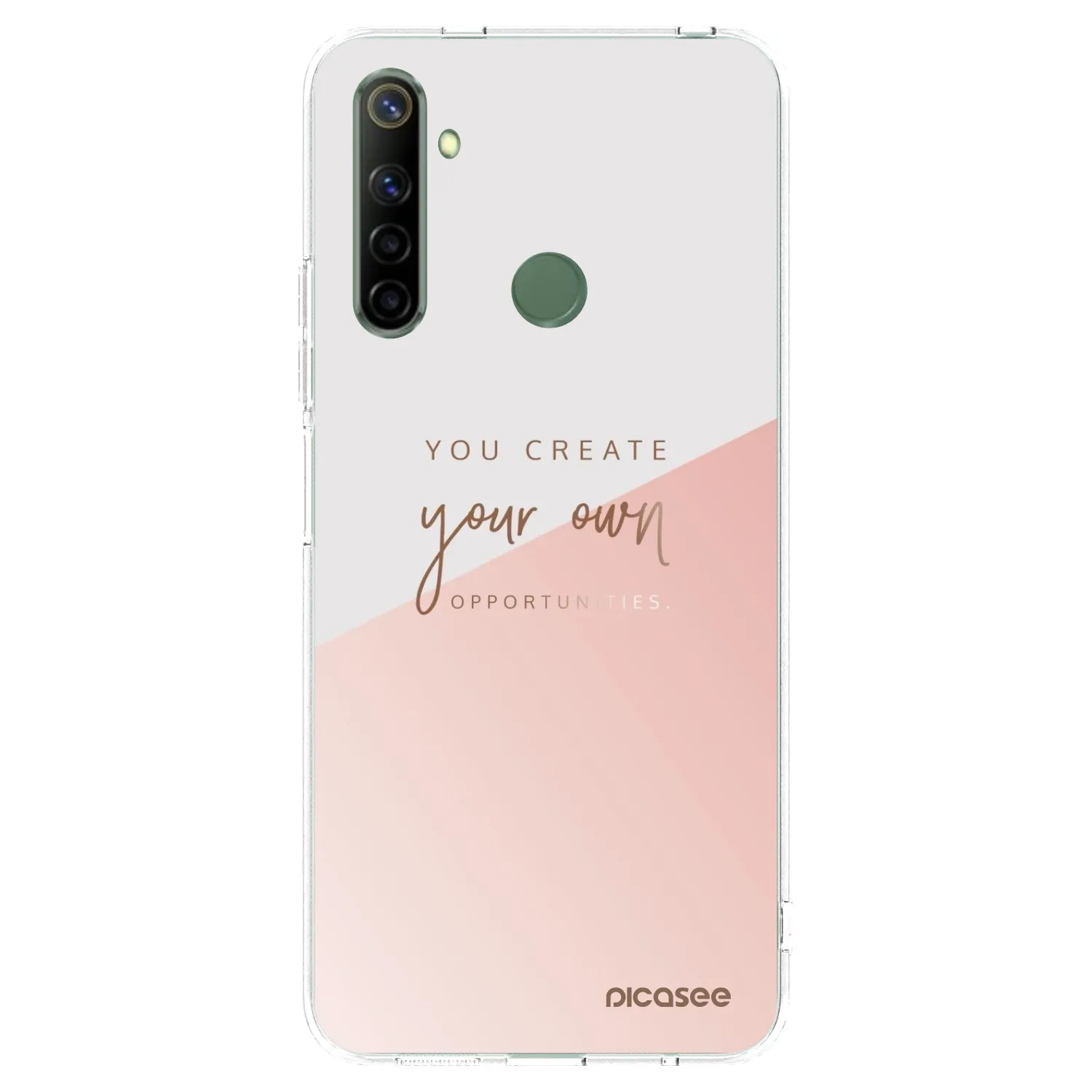 Picasee husă transparentă din silicon pentru Realme 6i - You create your own opportunities