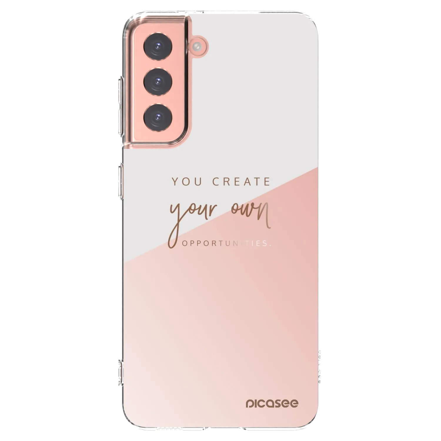 Picasee husă transparentă din silicon pentru Samsung Galaxy S21 5G G991B - You create your own opportunities