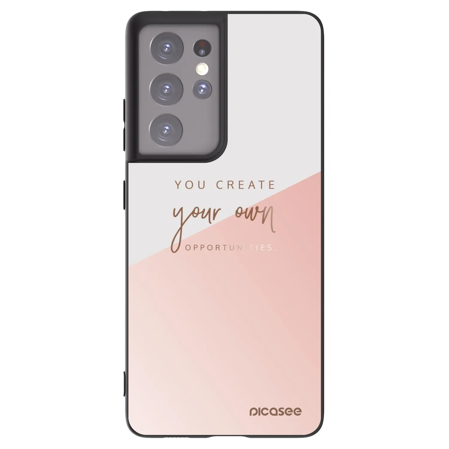 Picasee husă neagră din silicon pentru Samsung Galaxy S21 Ultra 5G G998B - You create your own opportunities