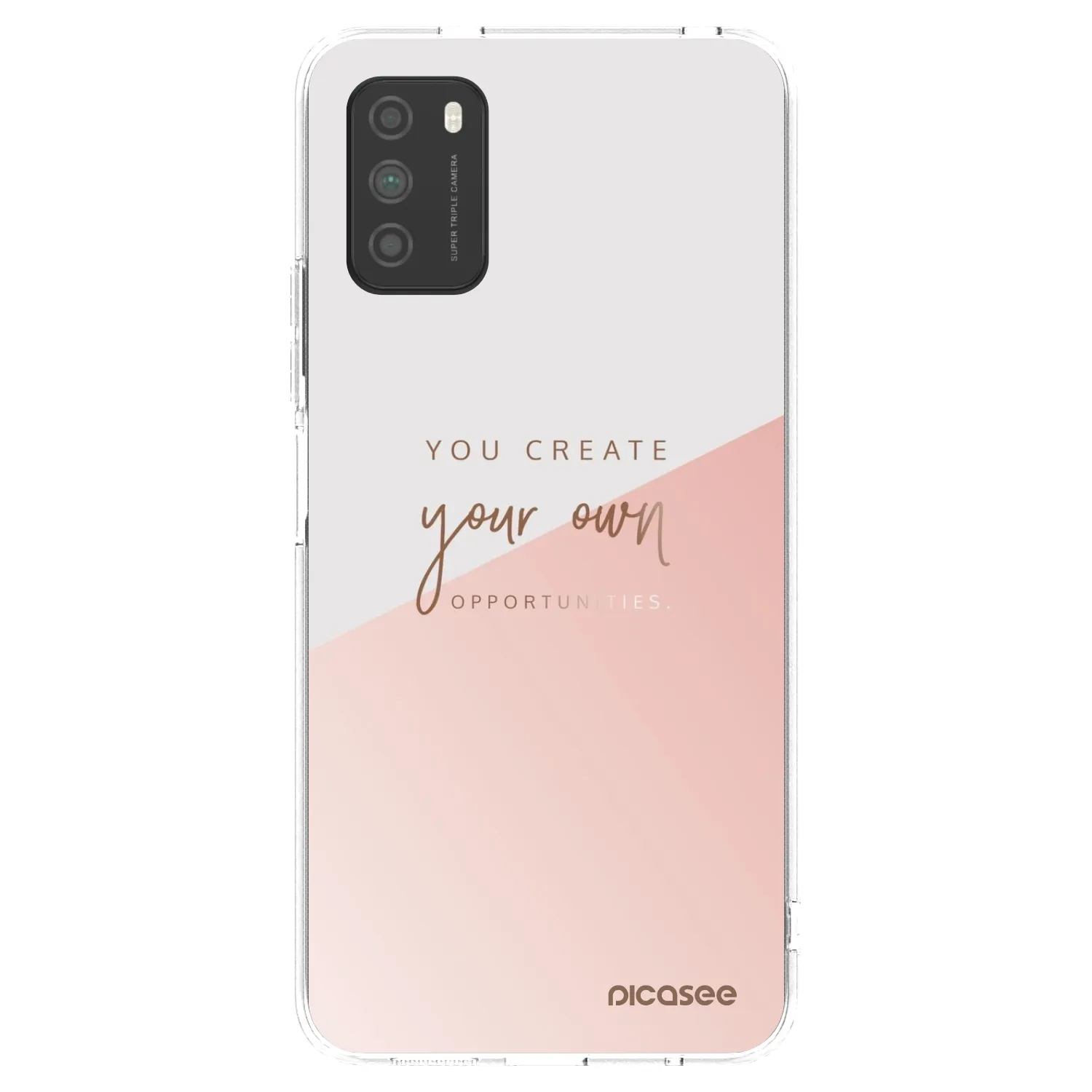 Picasee husă transparentă din silicon pentru Xiaomi Poco M3 - You create your own opportunities