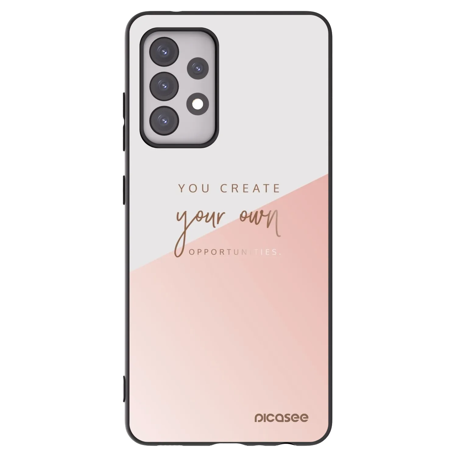 Picasee husă neagră din silicon pentru Samsung Galaxy A52 5G A525F - You create your own opportunities