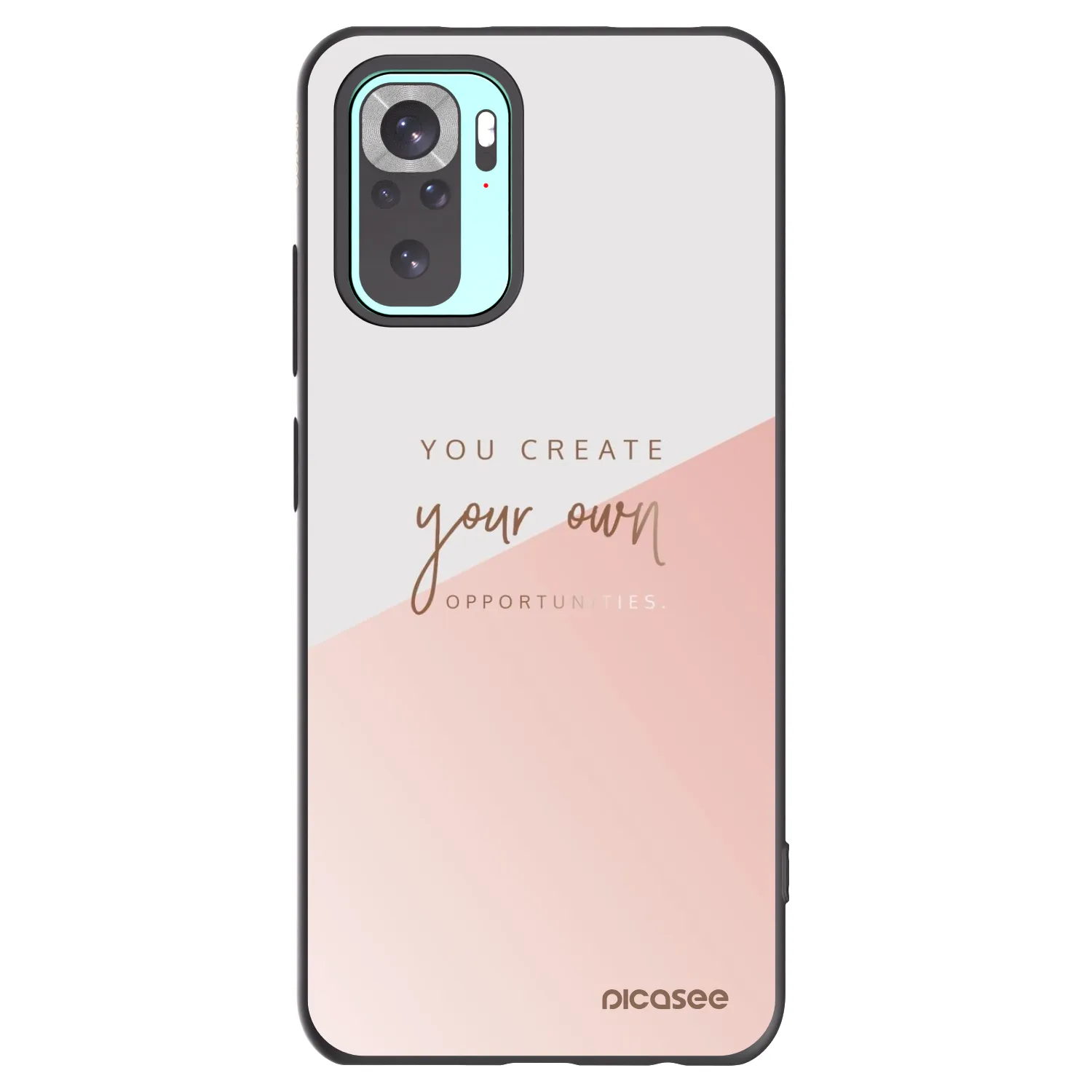 Picasee husă neagră din silicon pentru Xiaomi Redmi Note 10 Pro - You create your own opportunities