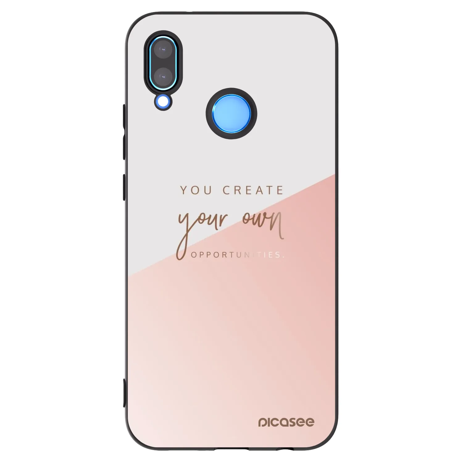 Picasee husă neagră din silicon pentru Huawei P20 Lite - You create your own opportunities