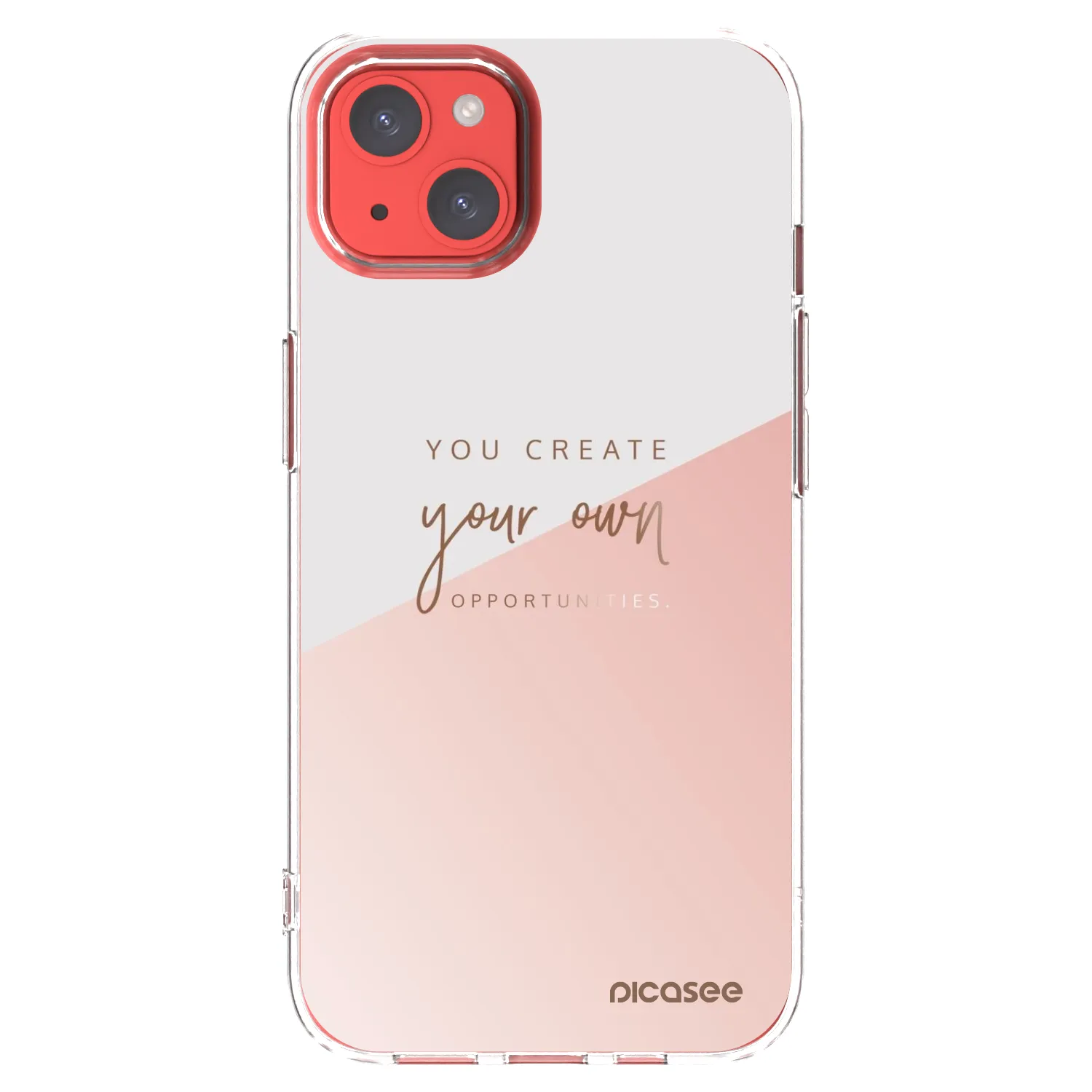 Picasee husă transparentă din silicon pentru Apple iPhone 13 - You create your own opportunities