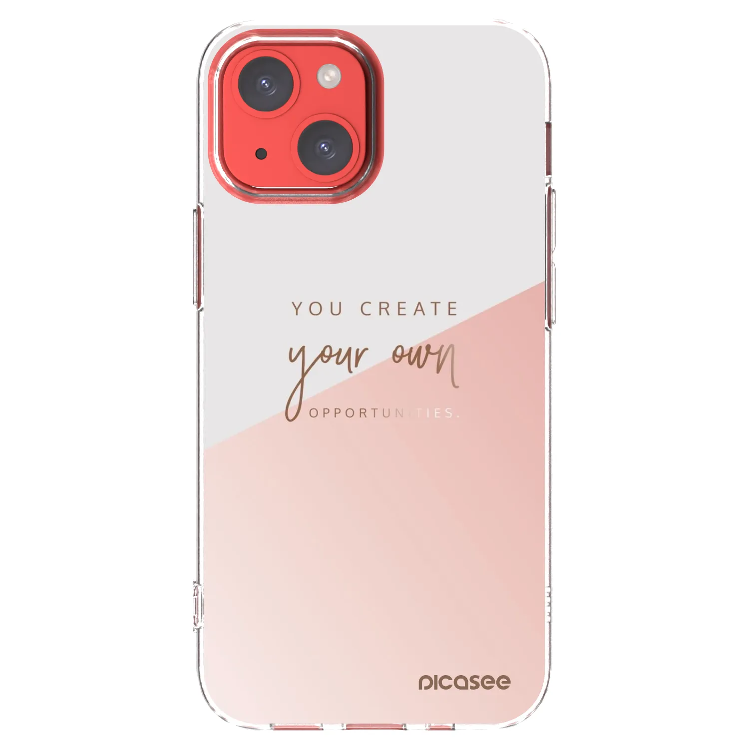 Picasee husă transparentă din silicon pentru Apple iPhone 13 mini - You create your own opportunities
