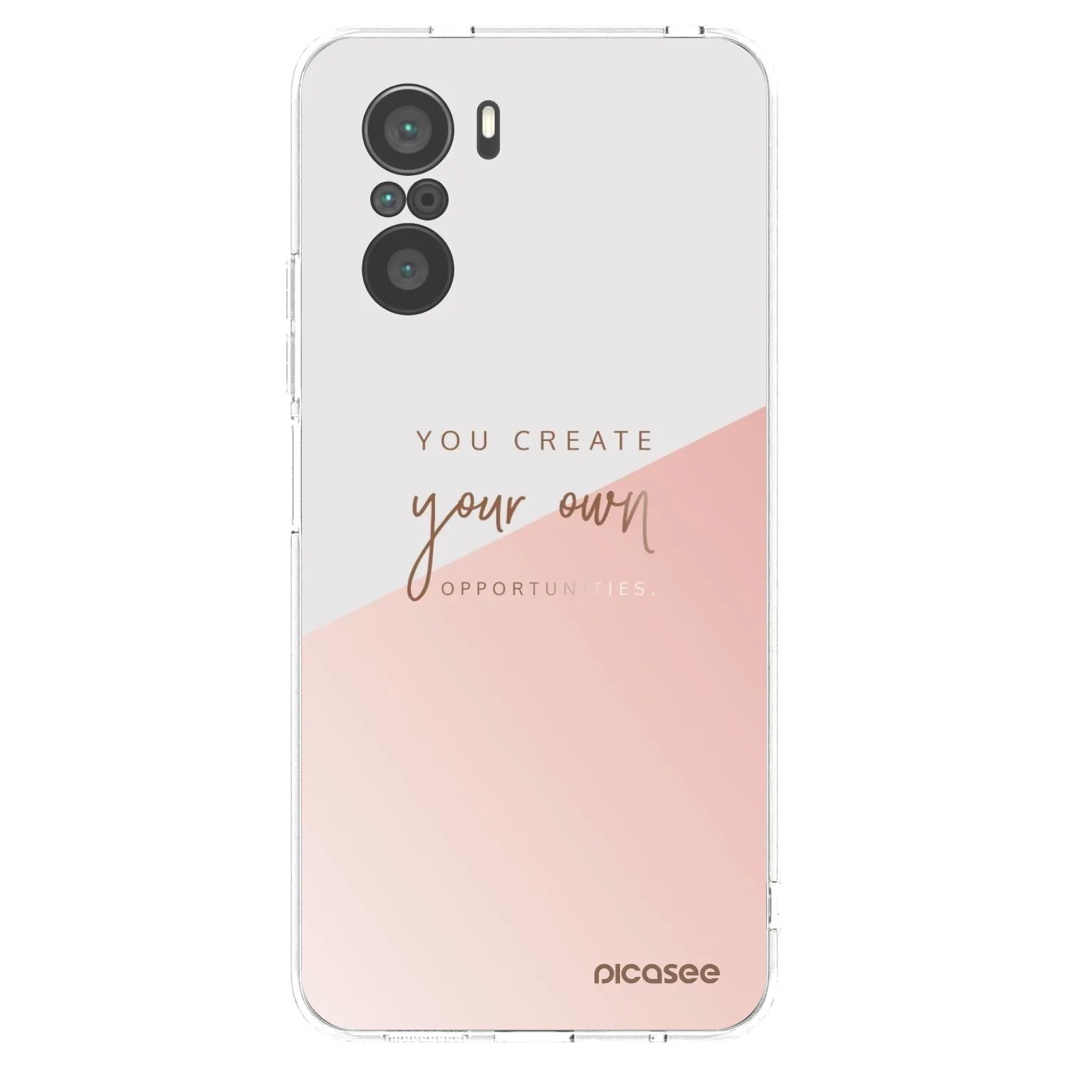 Picasee husă transparentă din silicon pentru Xiaomi Poco F3 - You create your own opportunities