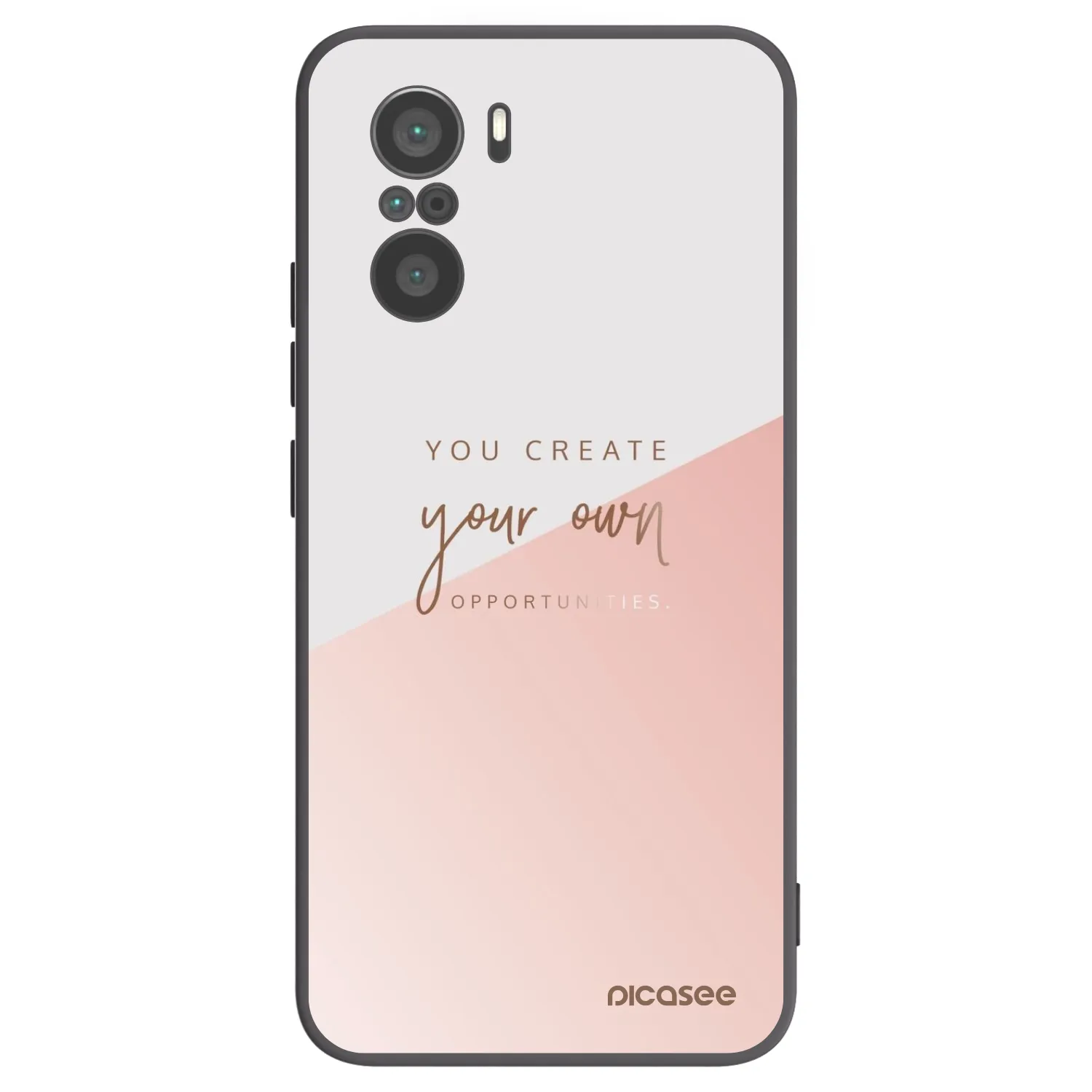 Picasee husă neagră din silicon pentru Xiaomi Poco F3 - You create your own opportunities