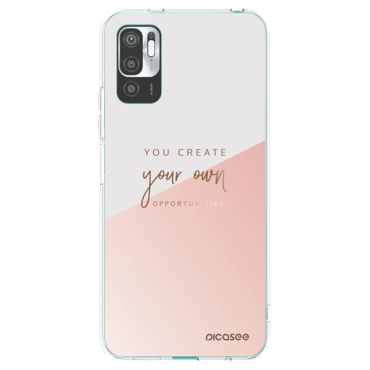 Picasee husă transparentă din silicon pentru Xiaomi Redmi Note 10 5G - You create your own opportunities