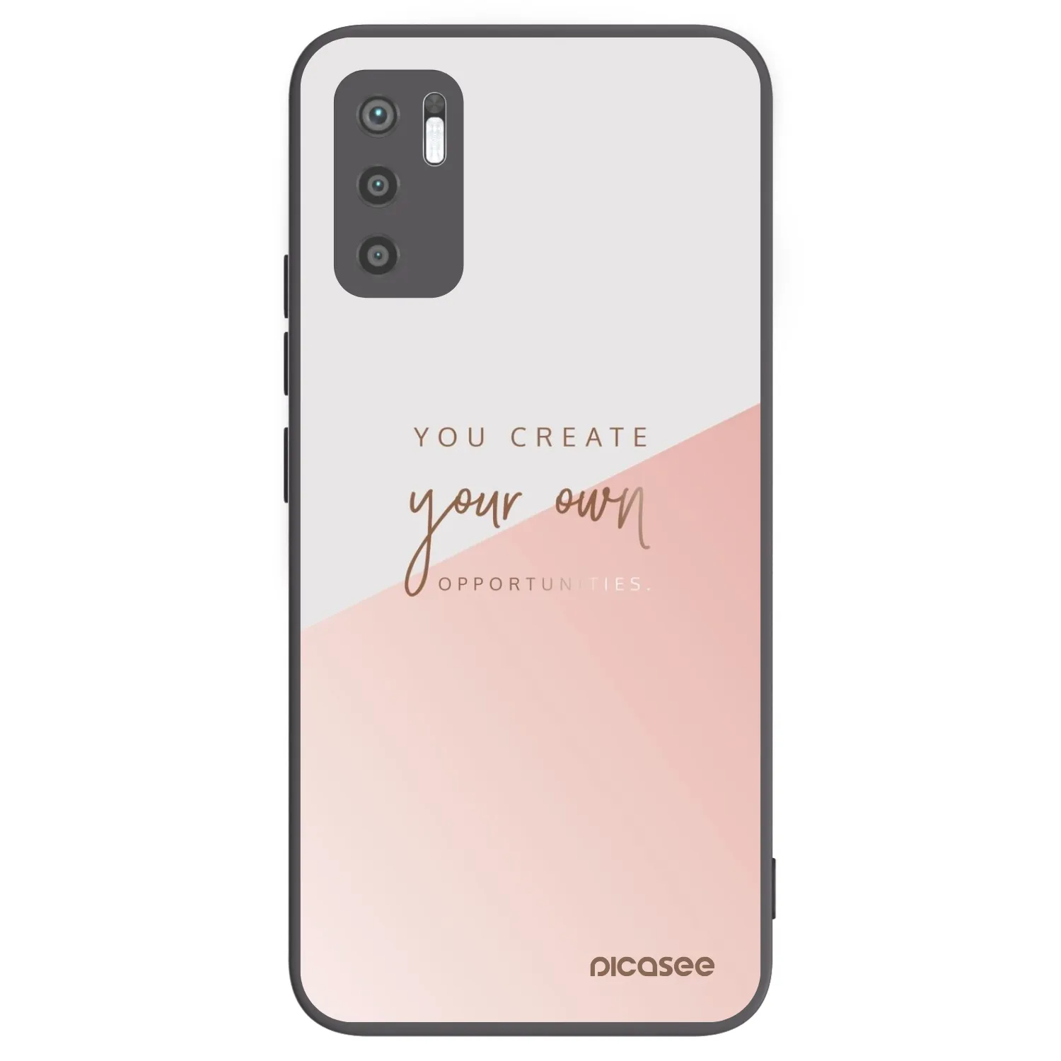 Picasee husă neagră din silicon pentru Xiaomi Redmi Note 10 5G - You create your own opportunities