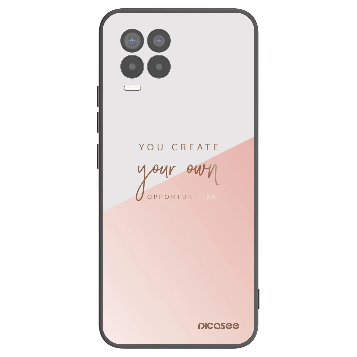 Picasee husă neagră din silicon pentru Realme 8 Pro - You create your own opportunities