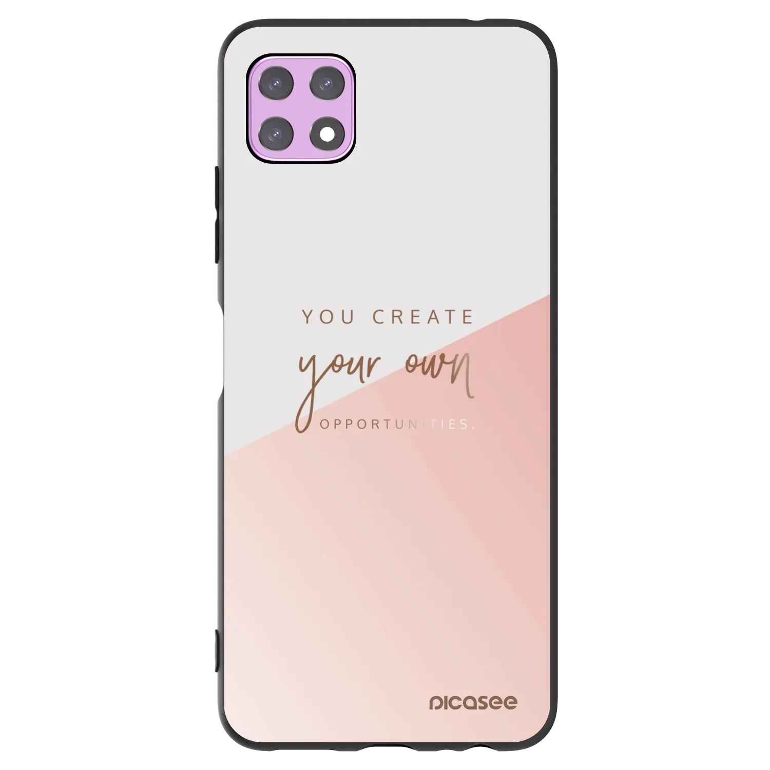 Picasee husă neagră din silicon pentru Samsung Galaxy A22 A226B 5G - You create your own opportunities