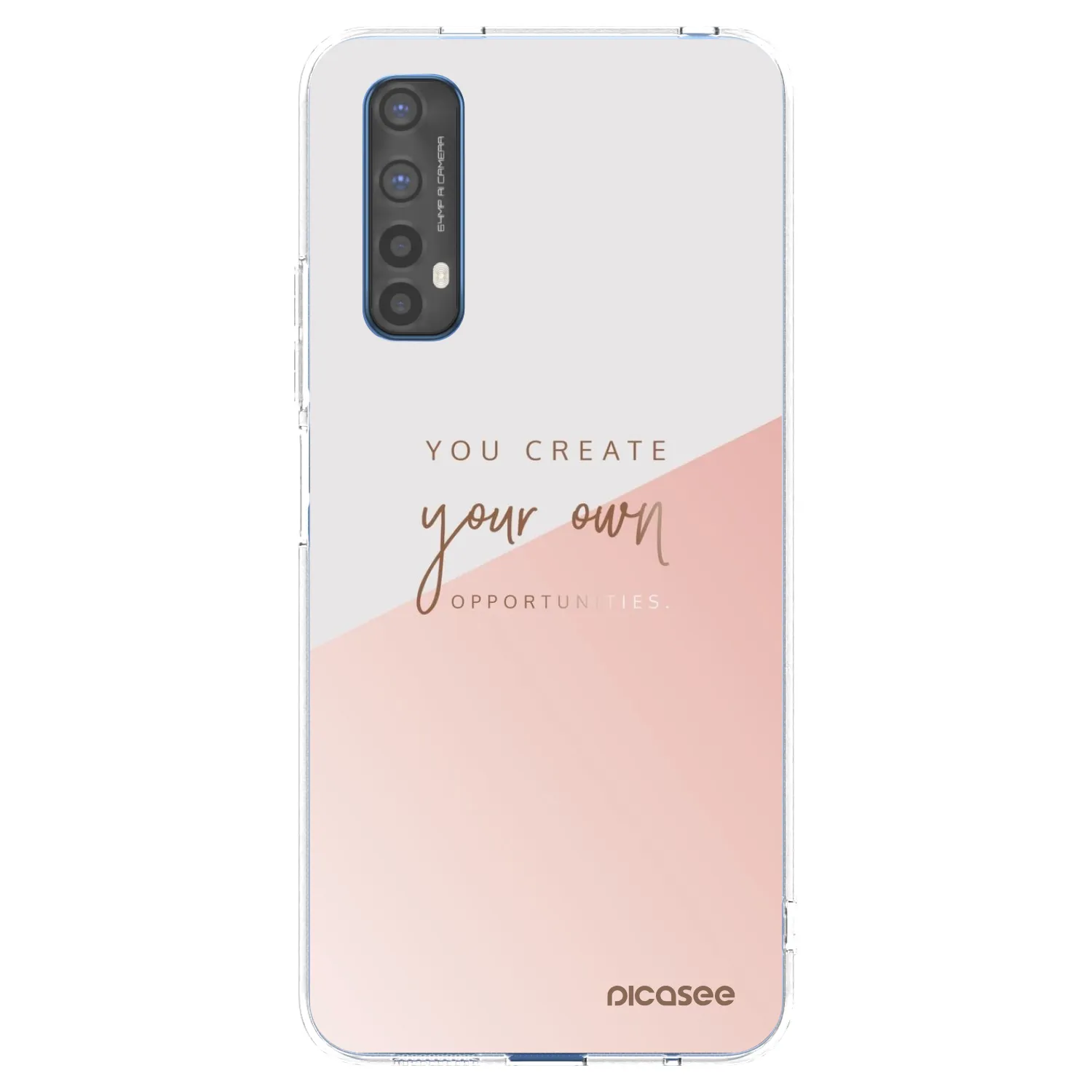 Picasee husă transparentă din silicon pentru Realme 7 - You create your own opportunities