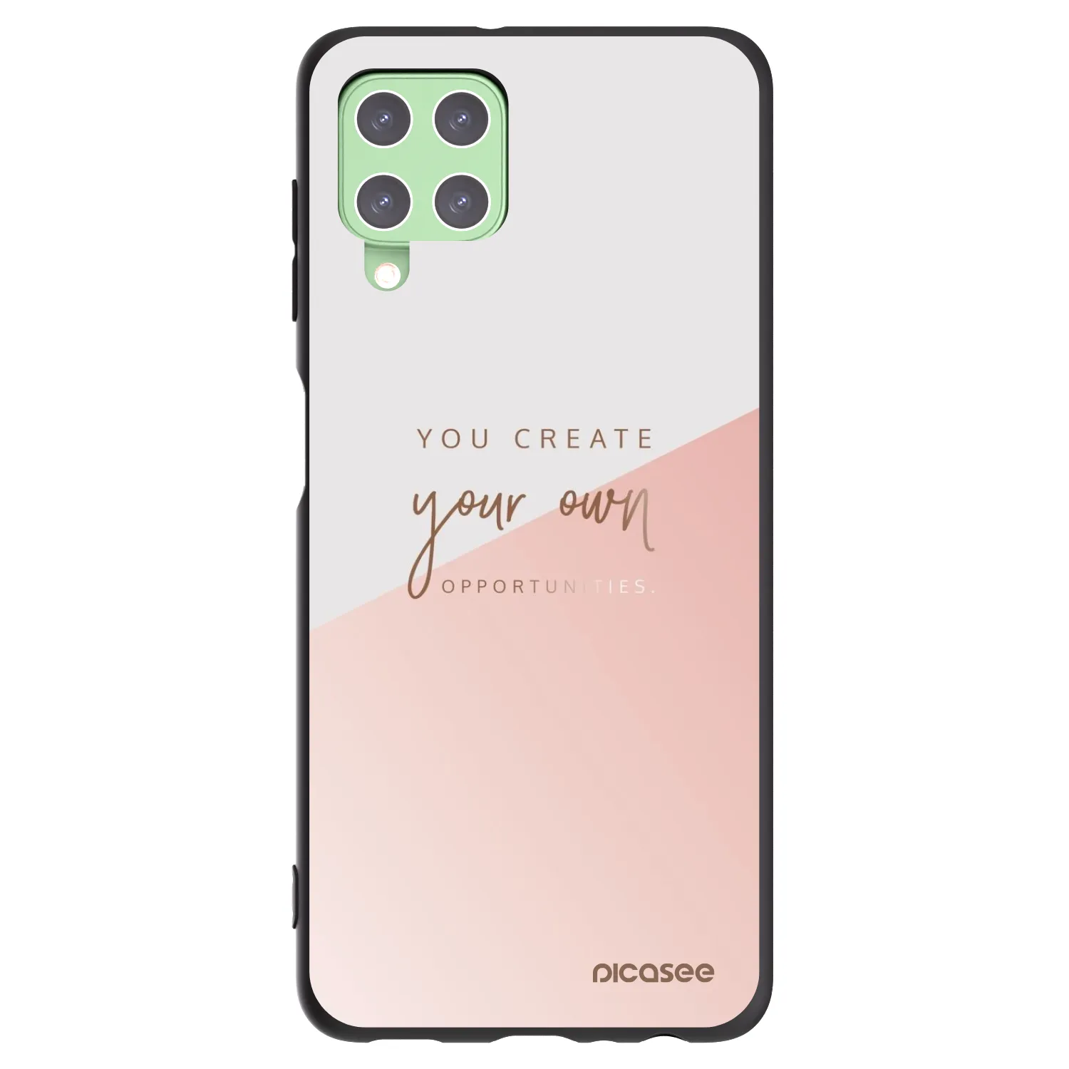 Picasee husă neagră din silicon pentru Samsung Galaxy A22 A225F 4G - You create your own opportunities