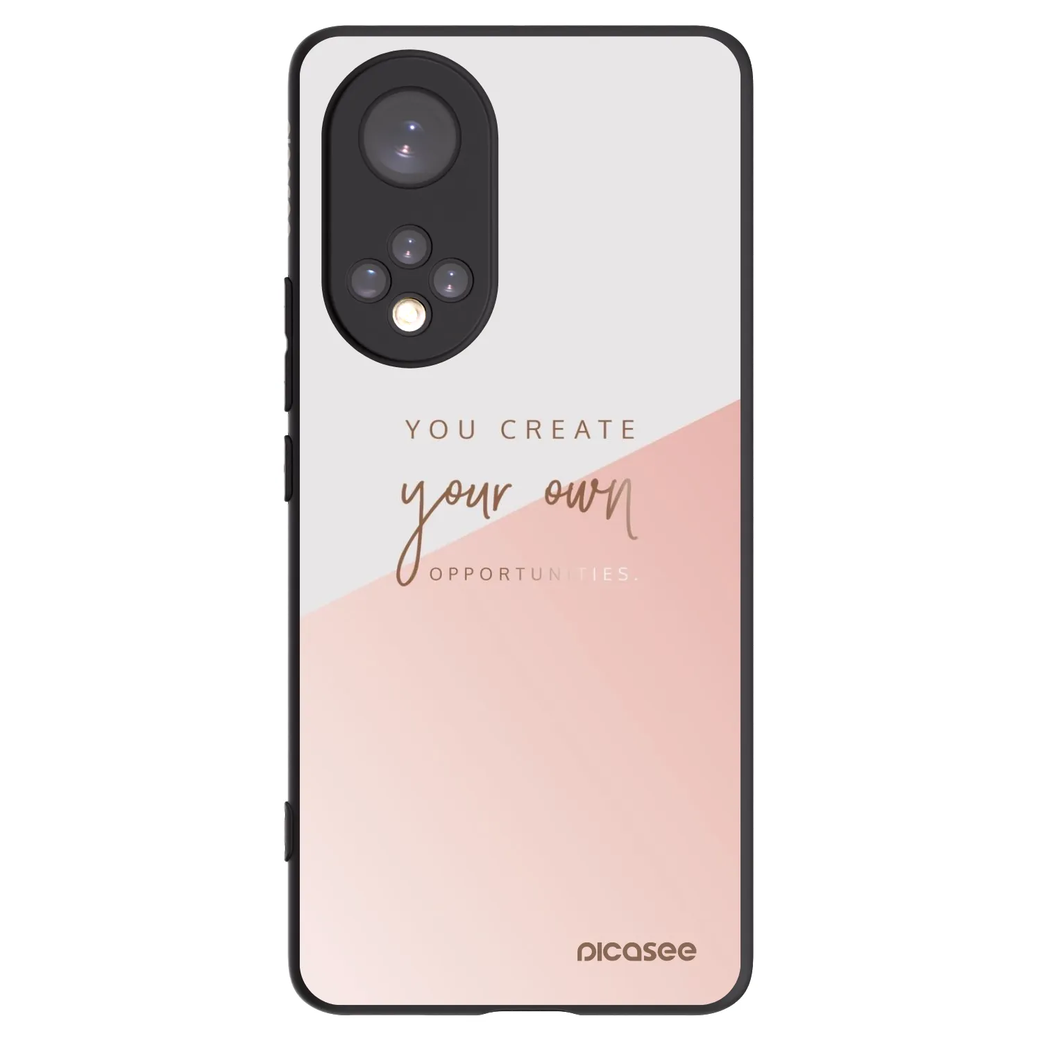 Picasee husă neagră din silicon pentru Huawei Nova 9 - You create your own opportunities