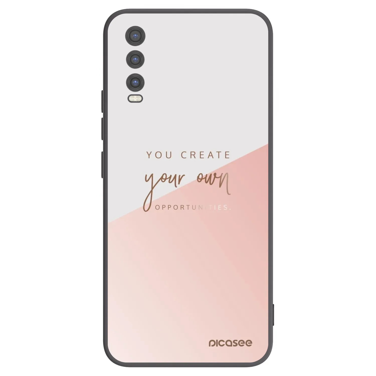 Picasee husă neagră din silicon pentru Vivo Y20s - You create your own opportunities