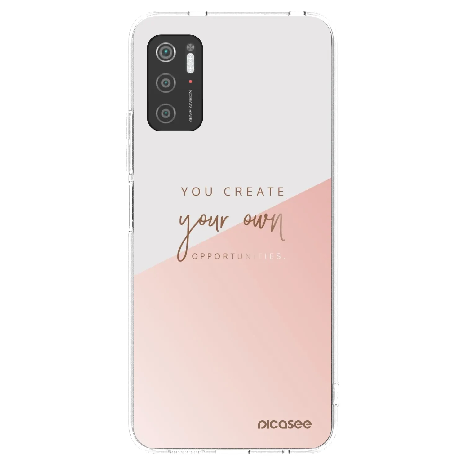 Picasee husă transparentă din silicon pentru Xiaomi Poco M3 Pro 5G - You create your own opportunities