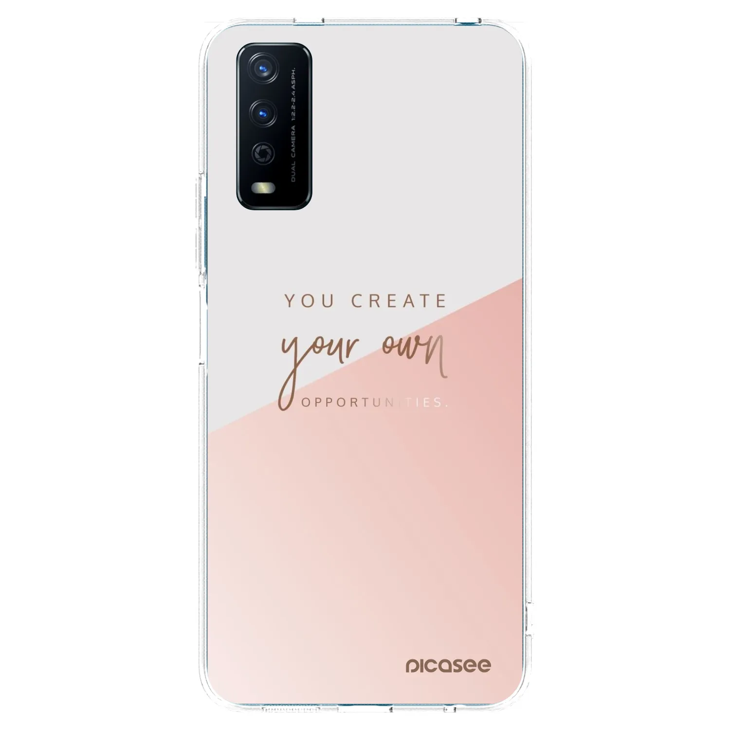 Picasee husă transparentă din silicon pentru Vivo Y11s - You create your own opportunities