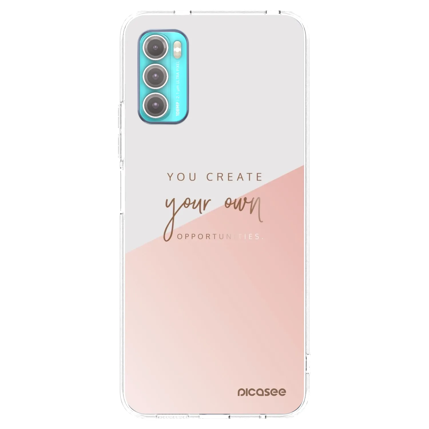 Picasee husă transparentă din silicon pentru Motorola Moto G60 - You create your own opportunities