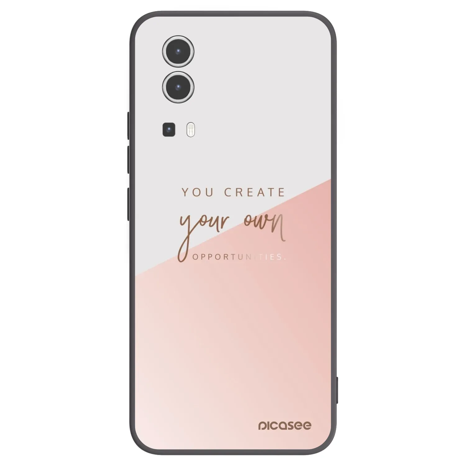 Picasee husă neagră din silicon pentru Vivo Y72 5G - You create your own opportunities
