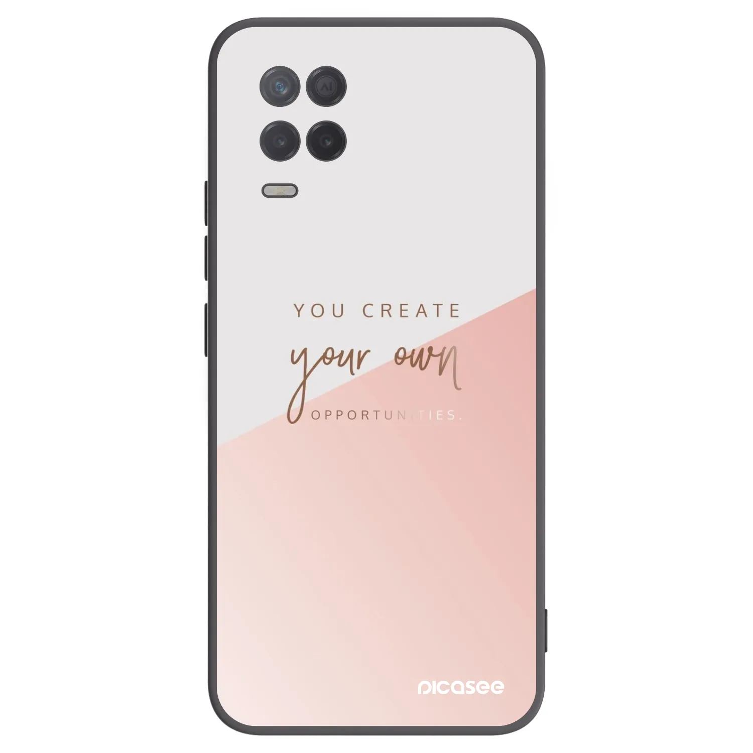 Picasee husă neagră din silicon pentru Realme 8 5G - You create your own opportunities