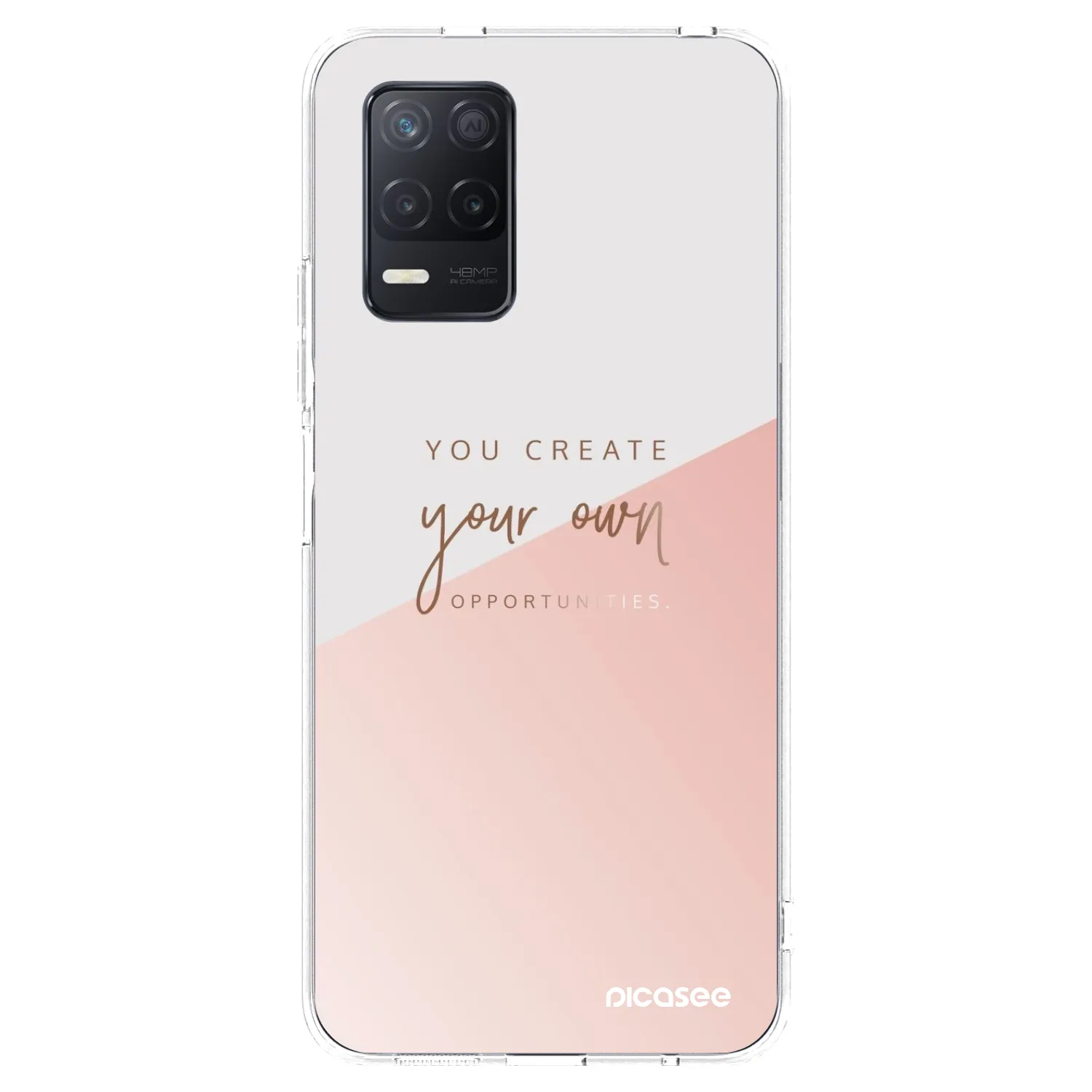Picasee husă transparentă din silicon pentru Realme 8 5G - You create your own opportunities