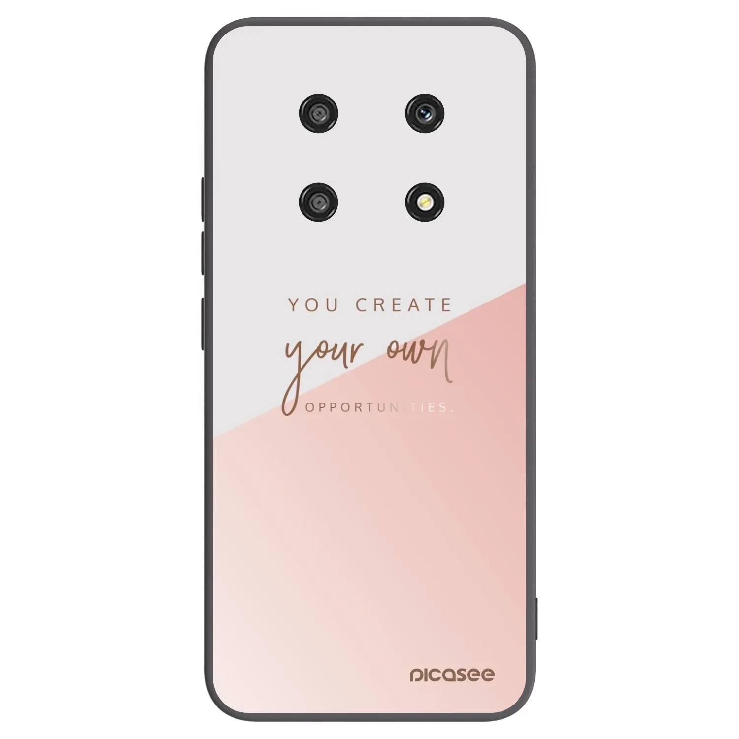Picasee husă neagră din silicon pentru Honor Magic4 Lite 5G - You create your own opportunities