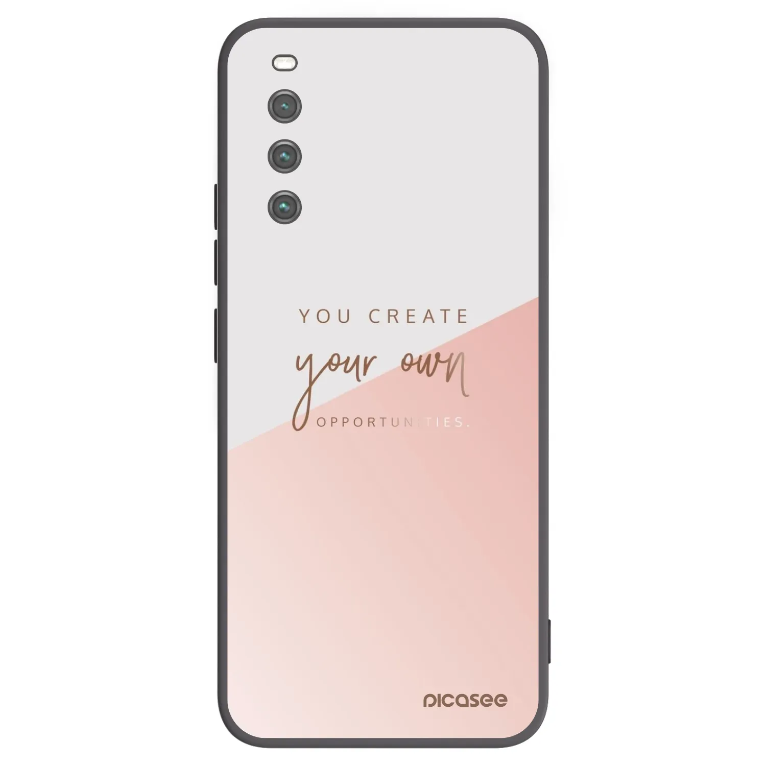 Picasee husă neagră din silicon pentru Sony Xperia 10 IV 5G - You create your own opportunities