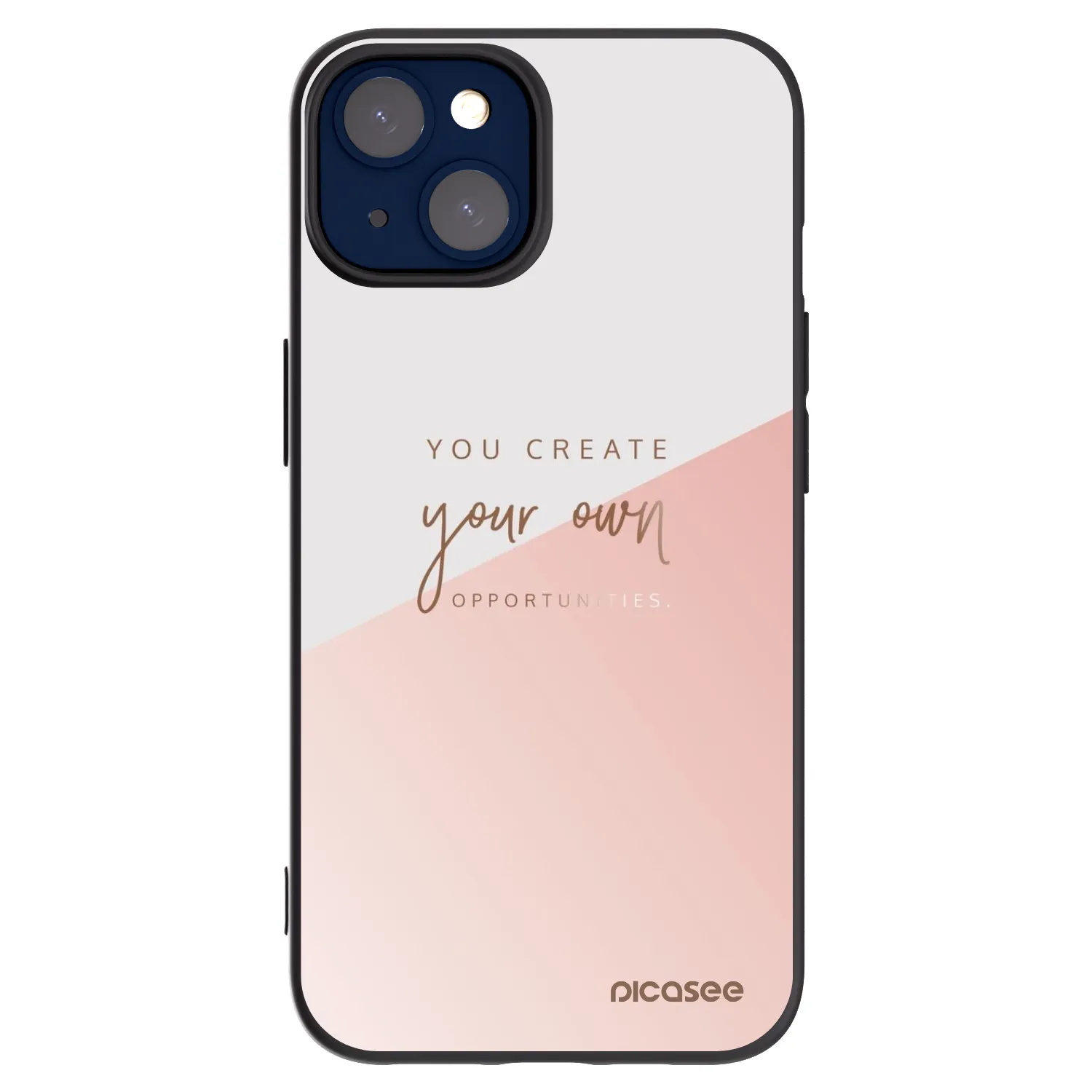 Picasee husă neagră din silicon pentru Apple iPhone 14 - You create your own opportunities