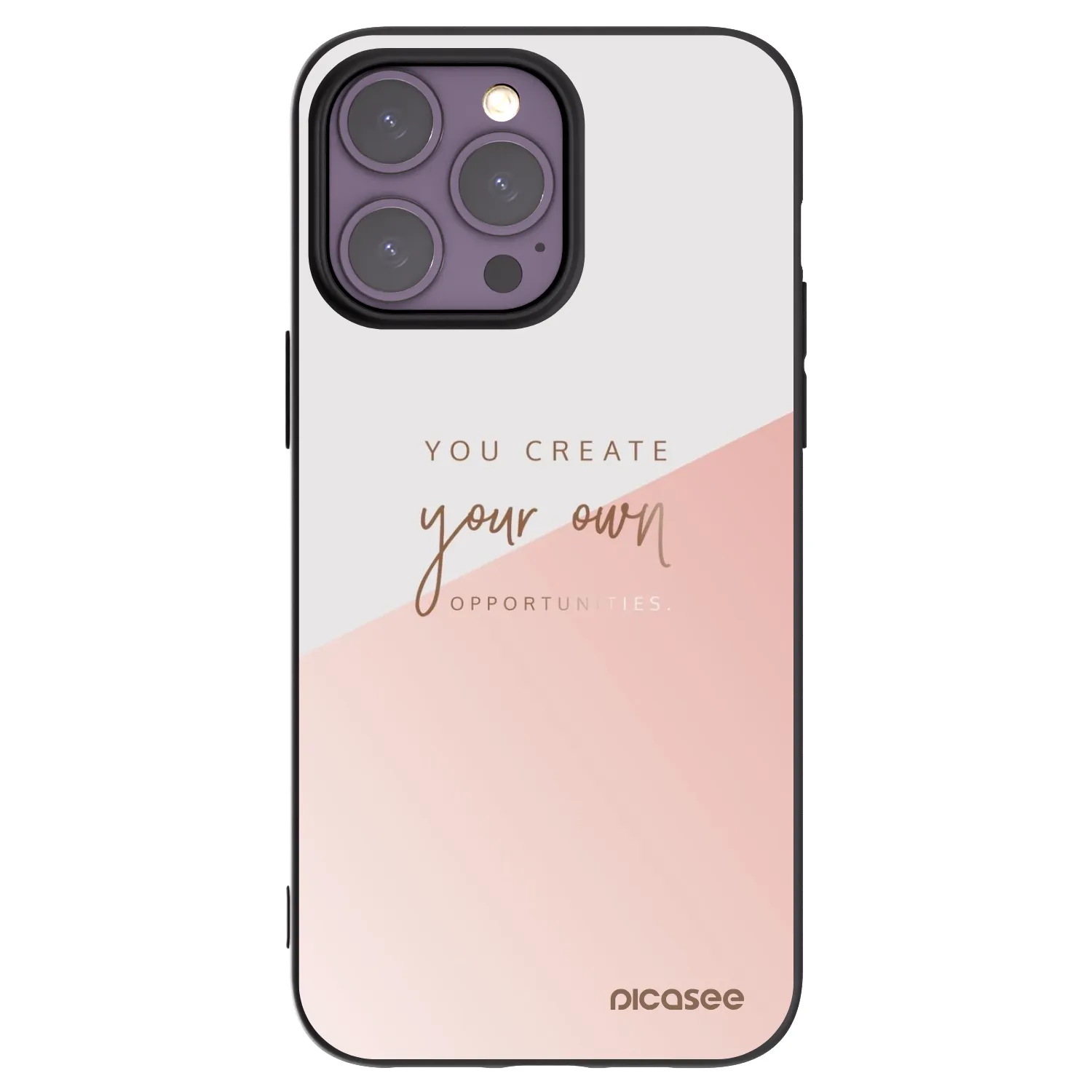 Picasee husă neagră din silicon pentru Apple iPhone 14 Pro Max - You create your own opportunities
