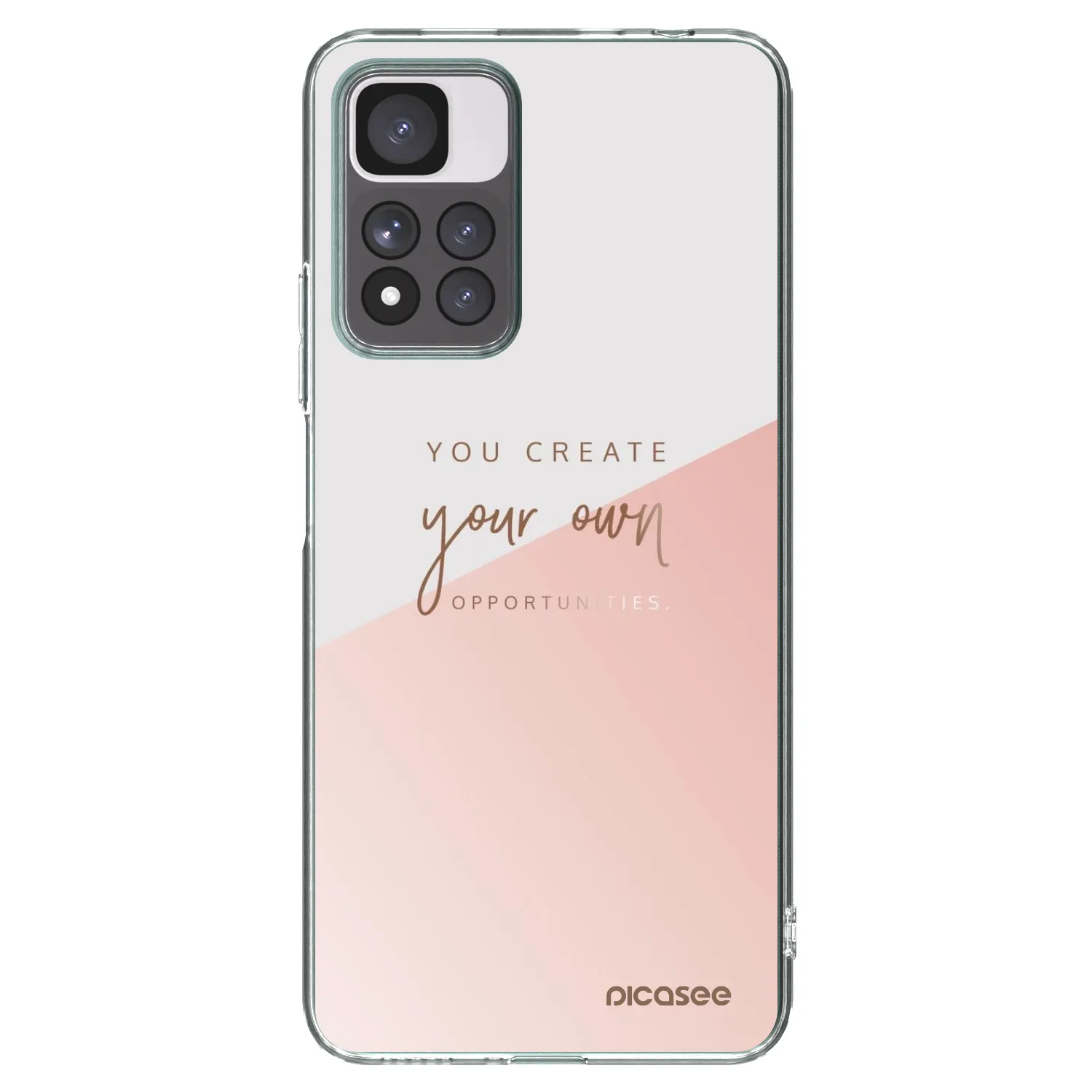 Picasee husă transparentă din silicon pentru Xiaomi Redmi Note 11 Pro+ 5G - You create your own opportunities