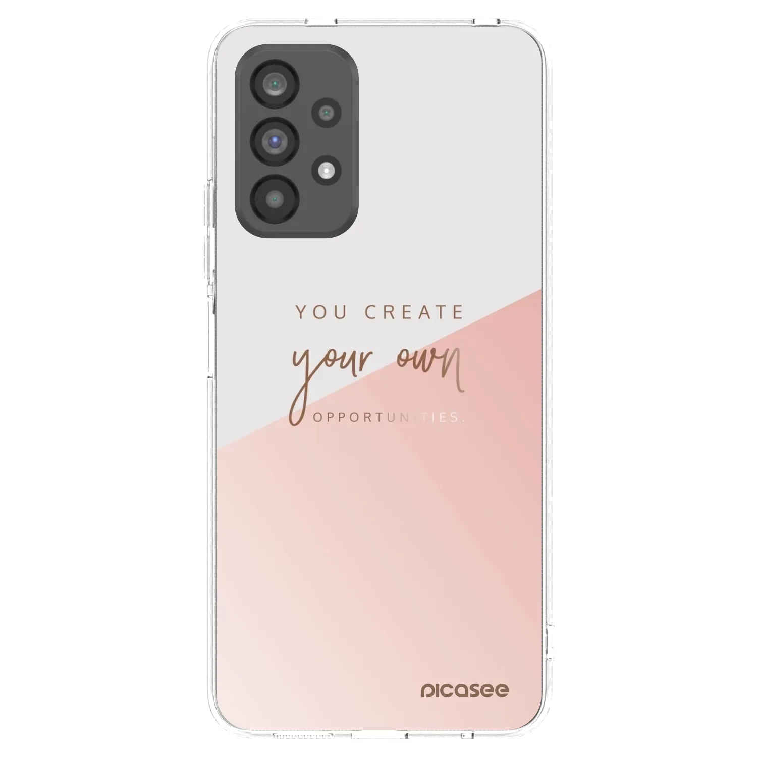 Picasee husă transparentă din silicon pentru Samsung Galaxy A73 5G - You create your own opportunities