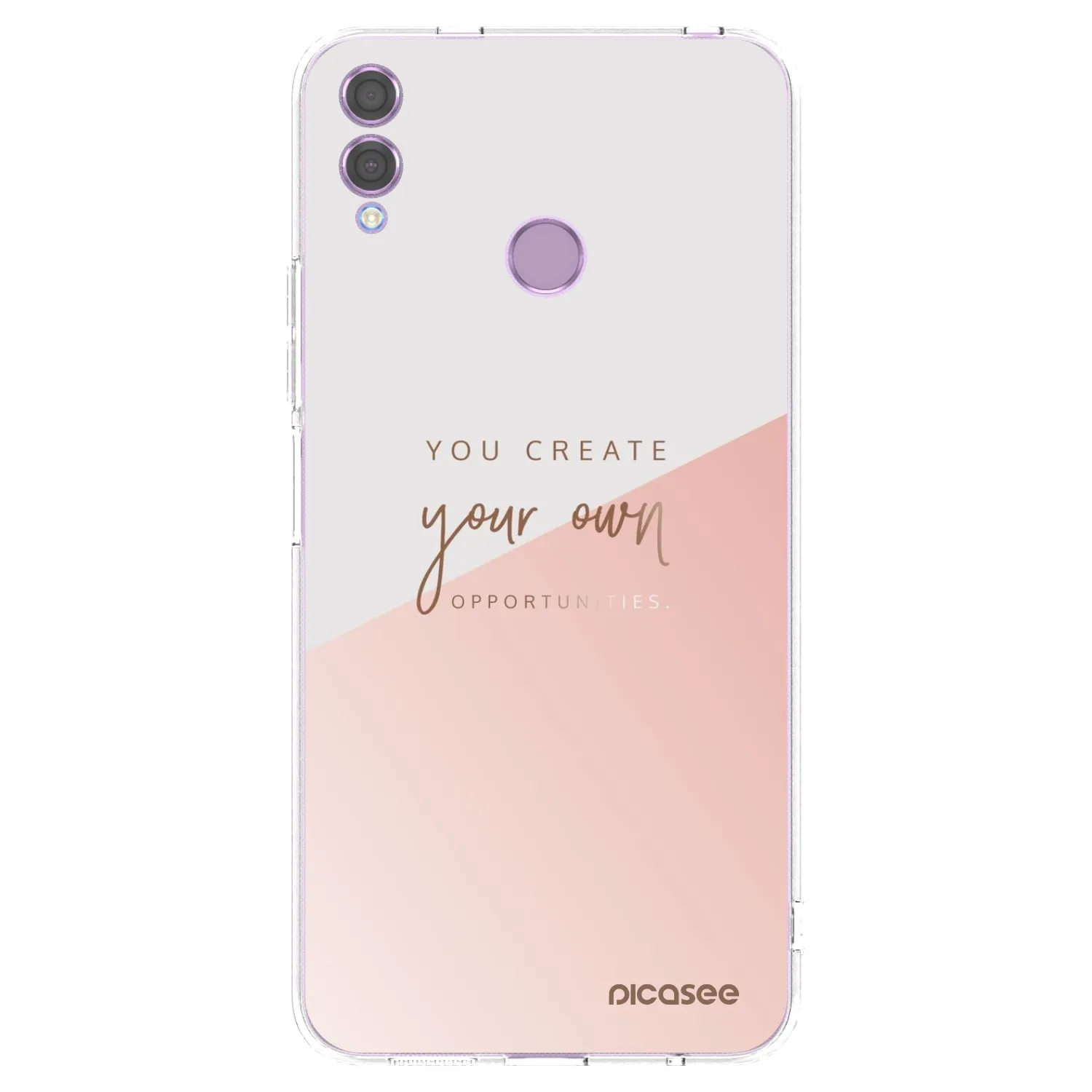 Picasee husă transparentă din silicon pentru Honor 8X - You create your own opportunities