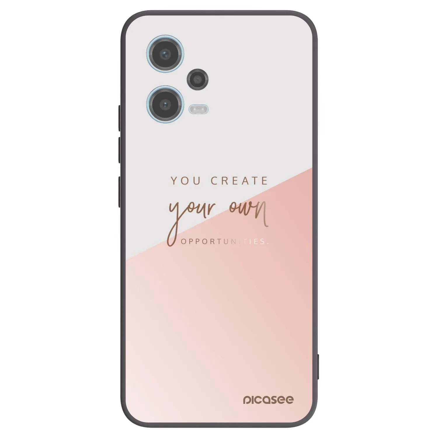 Picasee husă neagră din silicon pentru Xiaomi Redmi Note 12 5G - You create your own opportunities