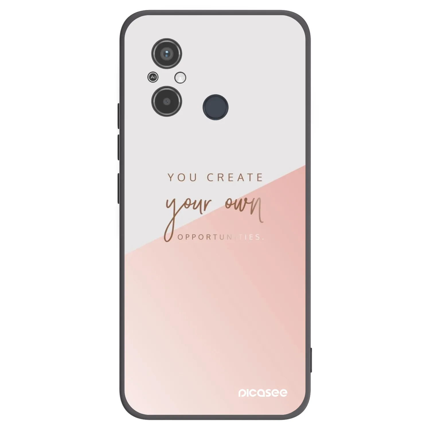 Picasee husă neagră din silicon pentru Xiaomi Redmi 12C - You create your own opportunities