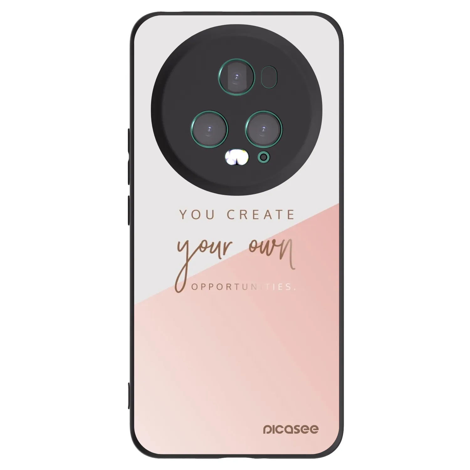 Picasee husă neagră din silicon pentru Honor Magic5 Pro - You create your own opportunities