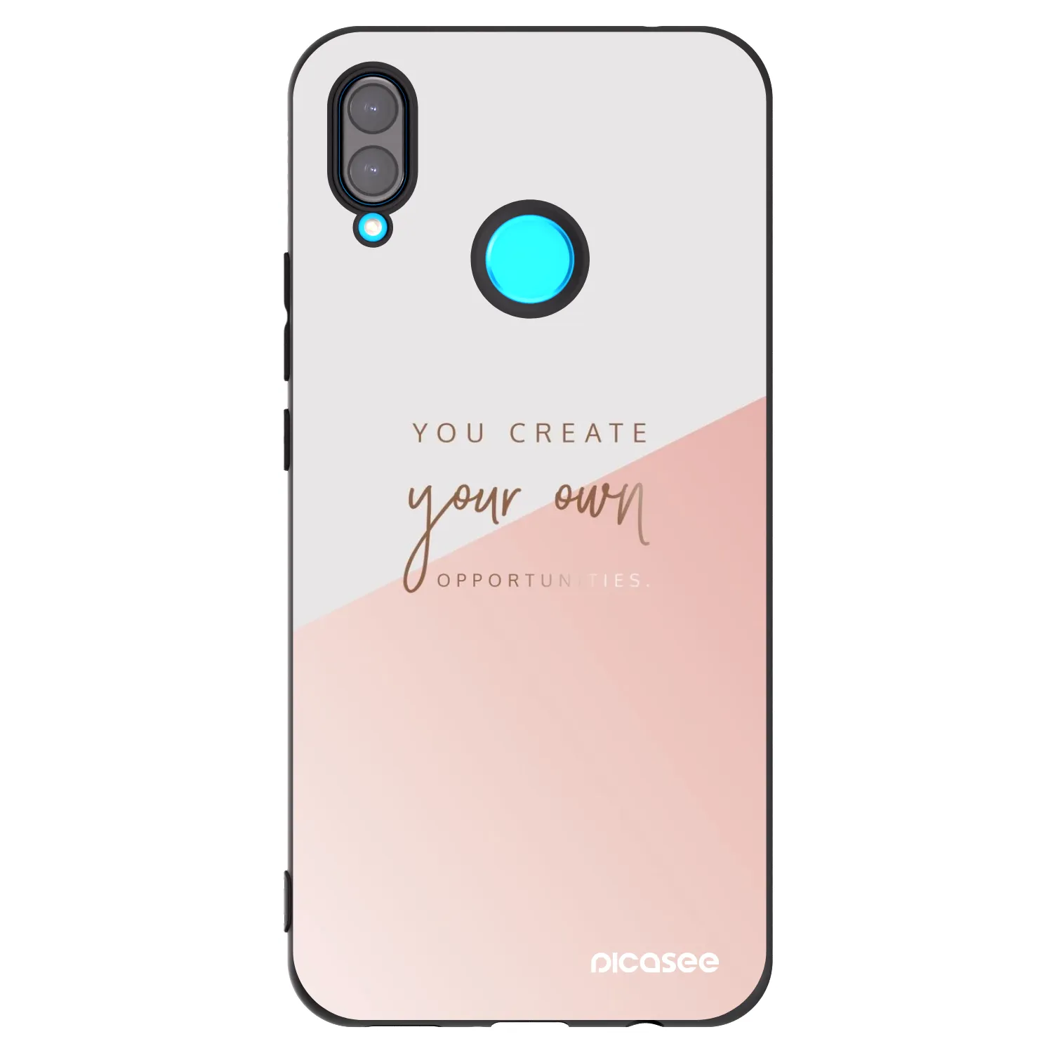 Picasee husă neagră din silicon pentru Huawei Nova 3i - You create your own opportunities
